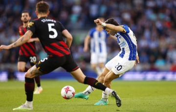 Haaland bị VAR ‘quay lưng’, Man City để Brighton cầm hoà với siêu phẩm sút xa