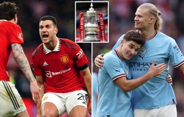 
                MU tạo ra kỳ tích chưa từng có nếu đánh bại Man City ở chung kết cúp FA
            