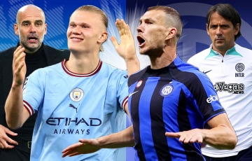 
                Trực tiếp Man City vs Inter, 2h00 ngày 11/6: Khát vọng ăn ba
            