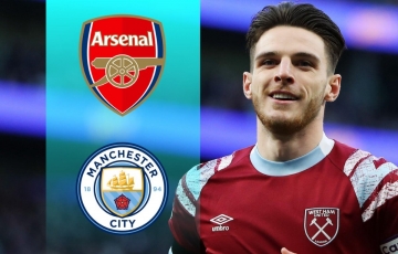 
                Bước ngoặt lớn xuất hiện, bom tấn Declan Rice gia nhập bến đỗ mơ ước tại Ngoại hạng Anh
            
