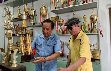 Chương trình V-League – Việc có ích đến thăm cựu thủ môn Đà Nẵng