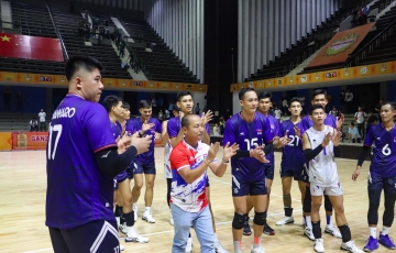 Thắng đội hạng 4 TQ, Campuchia thách thức bóng chuyền Việt Nam ở SEA Games