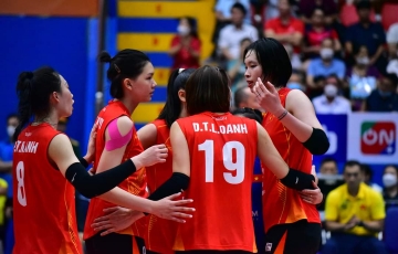 Xác định 4 đội bóng vào bán kết bóng chuyền các CLB nữ châu Á 2023