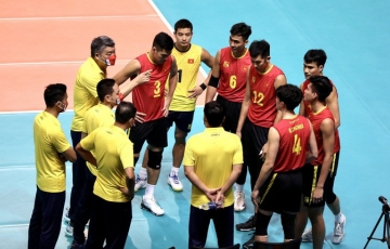 Trực tiếp bóng chuyền SEA Games 32 Việt Nam 1-0 Myanmar: Việt Nam tạo địa chấn