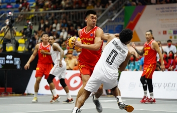 Trực tiếp bóng rổ 3x3 nam SEA Games 32 Việt Nam 2-0 Indonesia: Việt Nam áp đảo