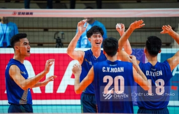 Xác định 4 đội bóng vào bán kết bóng chuyền nam SEA Games 32