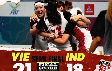 Hạ gục Indonesia, Việt Nam vào chơi chung kết SEA Games 32 bóng rổ nữ 3x3