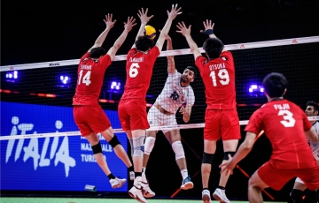 Link xem trực tiếp bóng chuyền nam VNL 2023 ngày 6/6: Số 1 châu Á Iran vs Nhật Bản