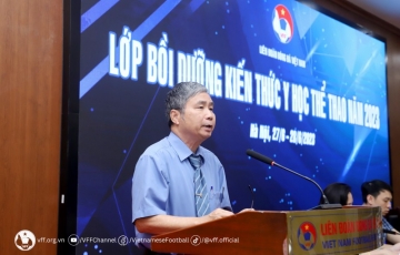 
                LĐBĐ Việt Nam tổ chức lớp bồi dưỡng kiến thức y học thể thao 2023
            