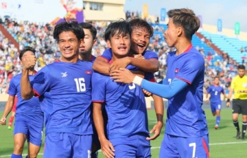 U22 Campuchia đại thắng, chiếm ngôi đầu bảng SEA Games 32