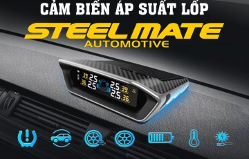 
                Cảm biến áp suất lốp Steelmate: Ưu, nhược điểm và bảng giá
            