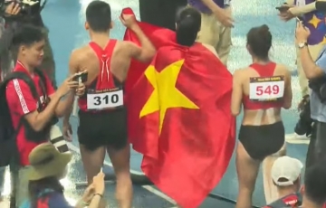 Đánh bại Thái Lan, điền kinh Việt Nam giành HCV nội dung 4x400m hỗn hợp