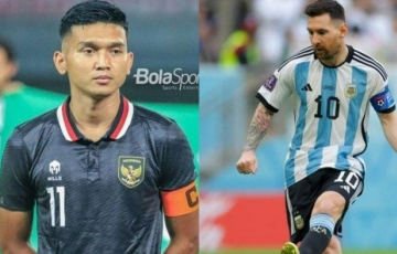 Đội trưởng Indonesia hứa không phạm lỗi nghiêm trọng với Messi