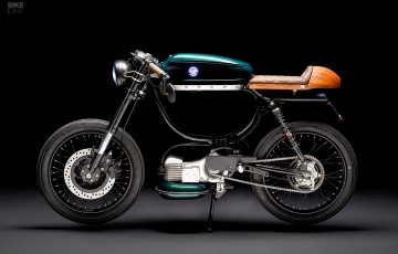 Độc đáo mẫu mô tô điện phong cách cafe racer với thiết kế “không giống ai”