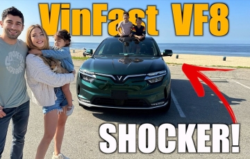 Youtuber người Mỹ nói gì về VinFast VF8 sau khi trải nghiệm?