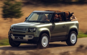 Chiêm ngưỡng Land Rover Defender 90 bản độ mui trần, số tiền phải trả ngang mua xe mới
