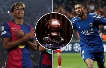Dembele bị gạt khỏi cuộc đua Quả bóng vàng với Yamal