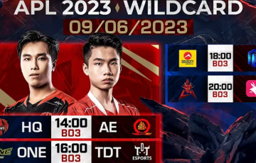 
                Trực tiếp Vòng Loại Wildcard APL 2023 hôm nay ngày 09/06: AOG ra quân
            