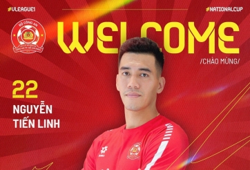 Tiền đạo Tiến Linh ra mắt đội bóng mới