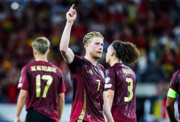De Bruyne tỏa sáng, Bỉ đại thắng 6-0 tại vòng loại World Cup