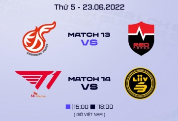 Lịch thi đấu LCK Mùa Hè 2022 hôm nay ngày 23/6: Thắng dễ cho T1?