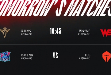 Lịch thi đấu LPL hôm nay ngày 28/6: V5 - WE, LNG - TES