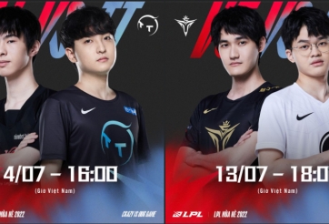 Trực tiếp LPL mùa Hè ngày 15/7: AL - TT, V5 - IG