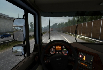 Game thủ này dựng cả cabin xe tải để chơi Truck Simulator