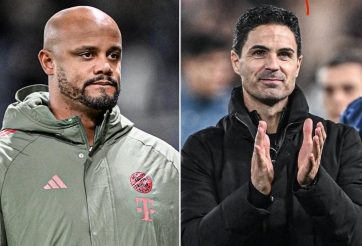 'Huynh đệ tương tàn', Arteta và Kompany đấu trí ở Champions League