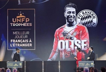 Vượt Mbappe, Olise nhận giải thưởng danh giá