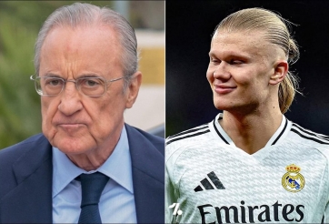 Chủ tịch Perez thả tín hiệu Real Madrid chiêu mộ Haaland
