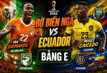 Link xem trực tiếp Bờ Biển Ngà vs Ecuador hôm nay 15/6 trên VTV