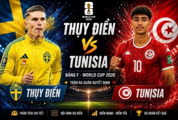 Xem trực tiếp Thụy Điển vs Tunisia - World Cup 2026 ở đâu?