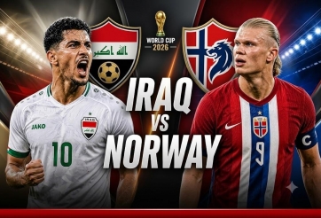 Dự đoán tỷ số Iraq vs Na Uy: Dễ có tỷ số cách biệt