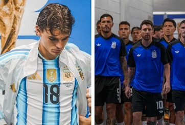 Chưa được ra sân, sao trẻ Argentina vẫn gửi thông điệp đầy bản lĩnh