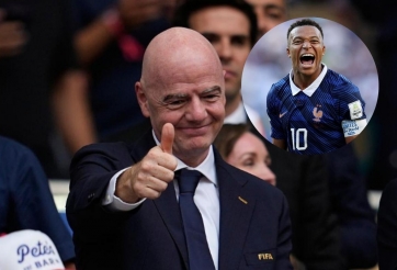 Chủ tịch FIFA gửi thông điệp đến Mbappe giữa tâm bão chỉ trích