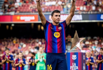 Barca giành chiến thắng trong ngày Rodri ra mắt Camp Nou
