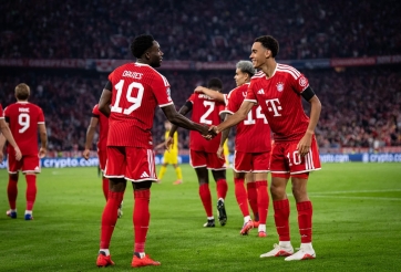 Bayern mở màn Champions League hoàn hảo với chiến thắng 5 sao