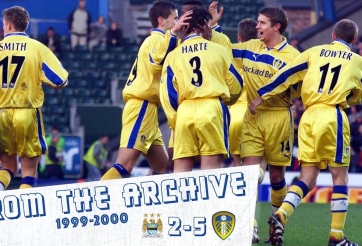 VIDEO: Leeds ghi 5 bàn vào lưới Man City cách đây 2 thập kỷ