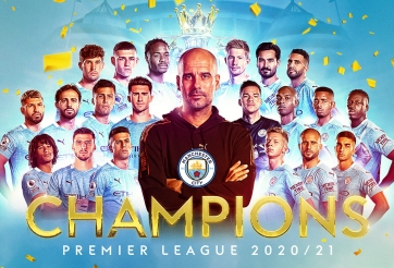 Man City chính thức vô địch Ngoại hạng Anh