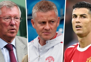 Sir Alex chỉ trích Solskjaer vì để Ronaldo dự bị