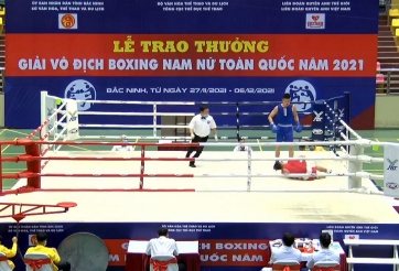 Chiến thắng Knock out đầu tiên tại Giải Vô địch Boxing Nam nữ Toàn quốc 2021