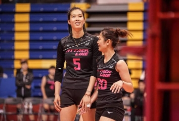 Thanh Thúy oanh toạc trên đất Đài Loan, ghi hơn một nửa số điểm cho đội nhà