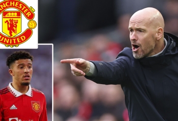 Erik Ten Hag 'chốt' xong tương lai của Jadon Sancho
