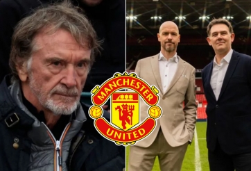 Jim Ratcliffe và Joe Glazer họp kín, quyết định thay tướng MU được đưa ra