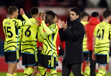 Arsenal áp sát ngôi đầu với chiến thắng áp đảo tại vòng 22 Ngoại hạng Anh