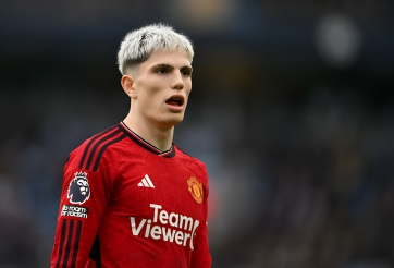 Alejandro Garnacho có hành vi 'siêu bẩn' trong trận derby Manchester