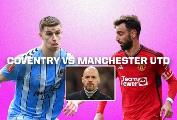 MU vắng vị trí quan trọng nhất trong trận bán kết FA Cup vs Coventry City