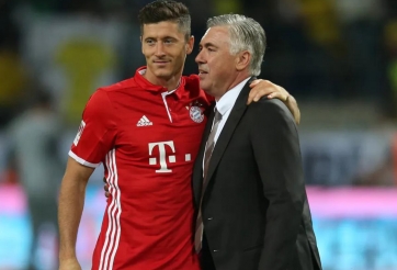 Robert Lewandowski ca ngợi Carlo Ancelotti trước bán kết Cúp C1