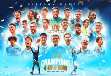 Man City nhận làn sóng chỉ trích khi vừa đi vào lịch sử Ngoại hạng Anh